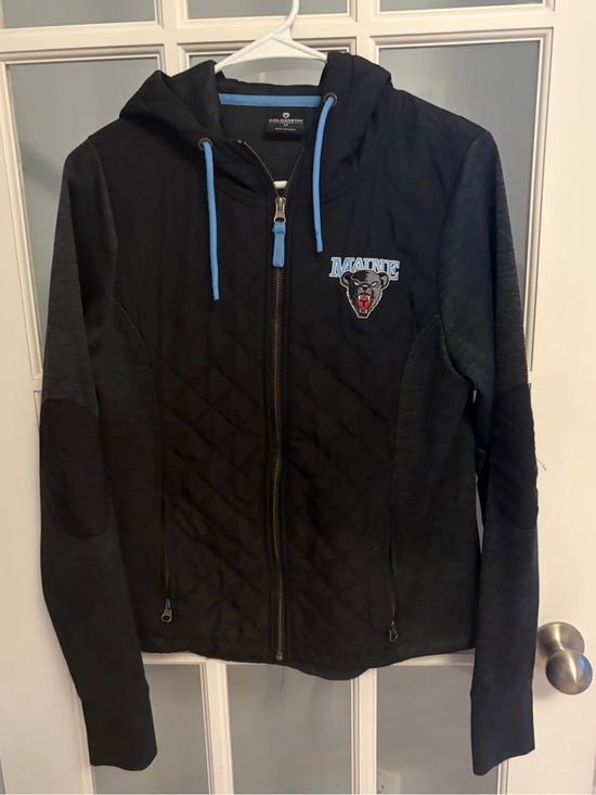 Colosseum Other - UMaine Colosseum Black Jacket with Light Blue Accents